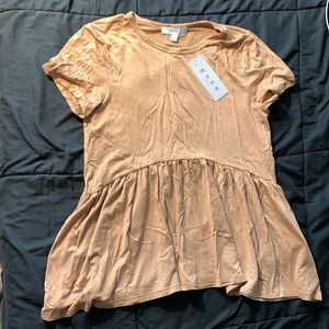 Size S tan shirt